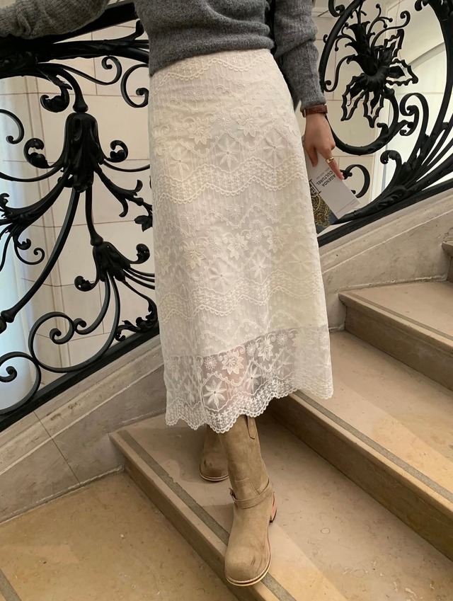 (即納)All over / Aro skirt