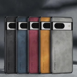 ◆Google Pixel 11/10/9/8/7/Pro/Pro XL/A◆ Leather Silicone Phone Case / レザー シリコン スマホケース