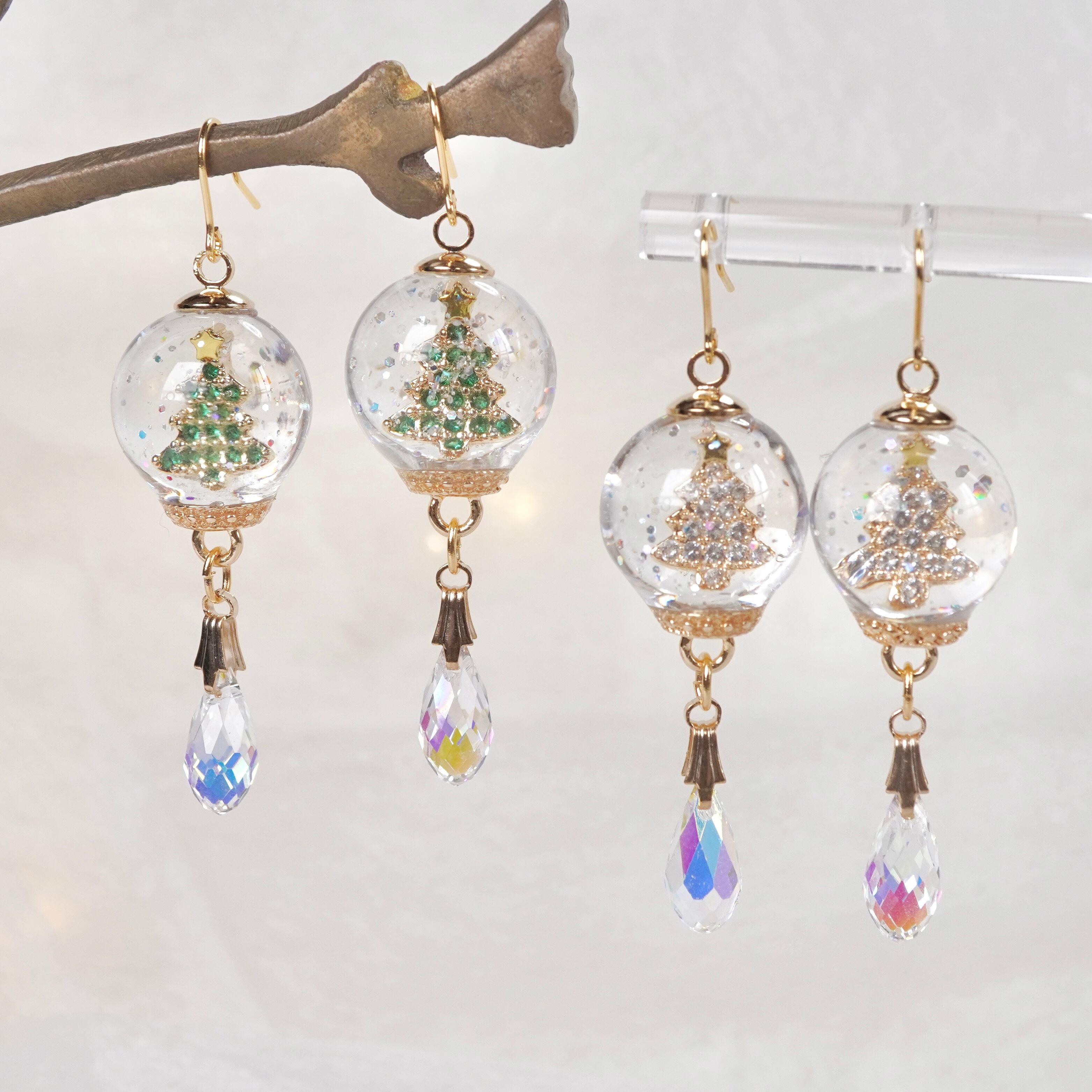 スノードーム ピアス/イヤリング | アソビゴコロ×オトメゴコロ