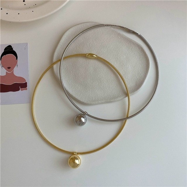 Metal Ball Magnet Choker　H0346