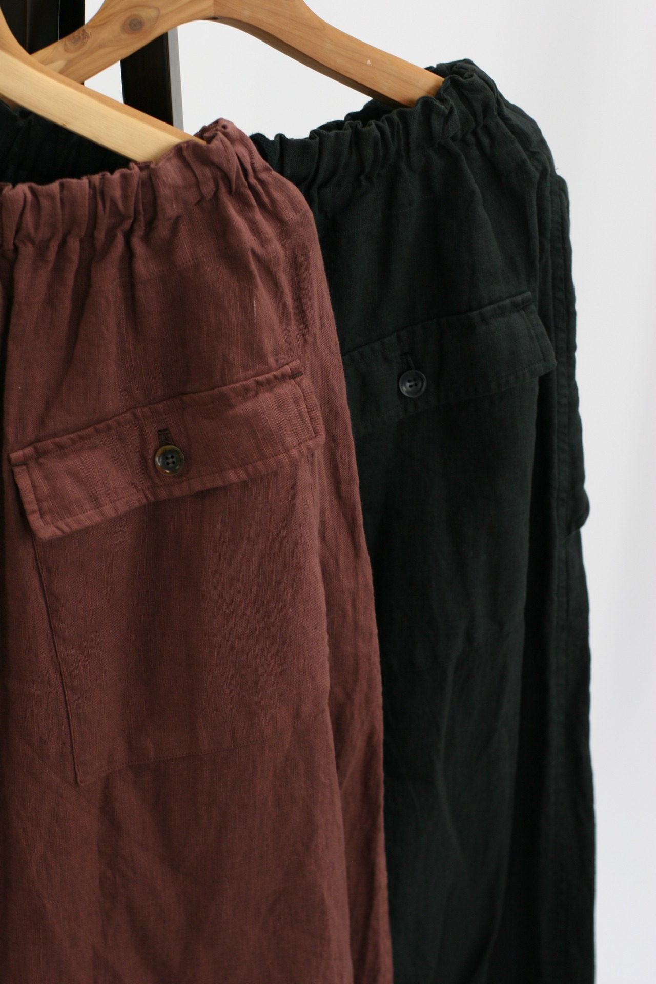 Vlas Blomme / KL Vintage コクーンスカート / Smoky Black・Brown