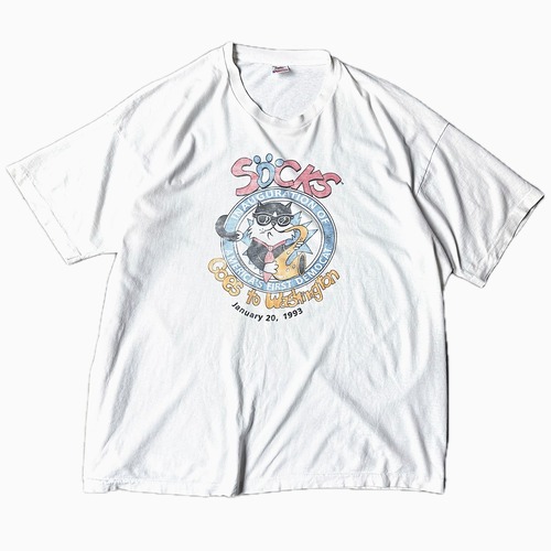 Vintage 90's【FRUIT OF THE LOOM】"SOCKS" T-shirt