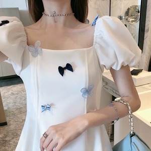 color ribbon dress