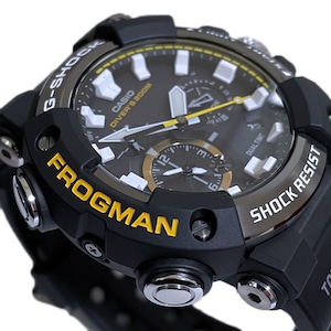 国内正規品 CASIO カシオ G-SHOCK Gショック FROGMAN フロッグマン 200m潜水用防水 GWF-A1000-1AJF ブラック 腕時計 メンズ