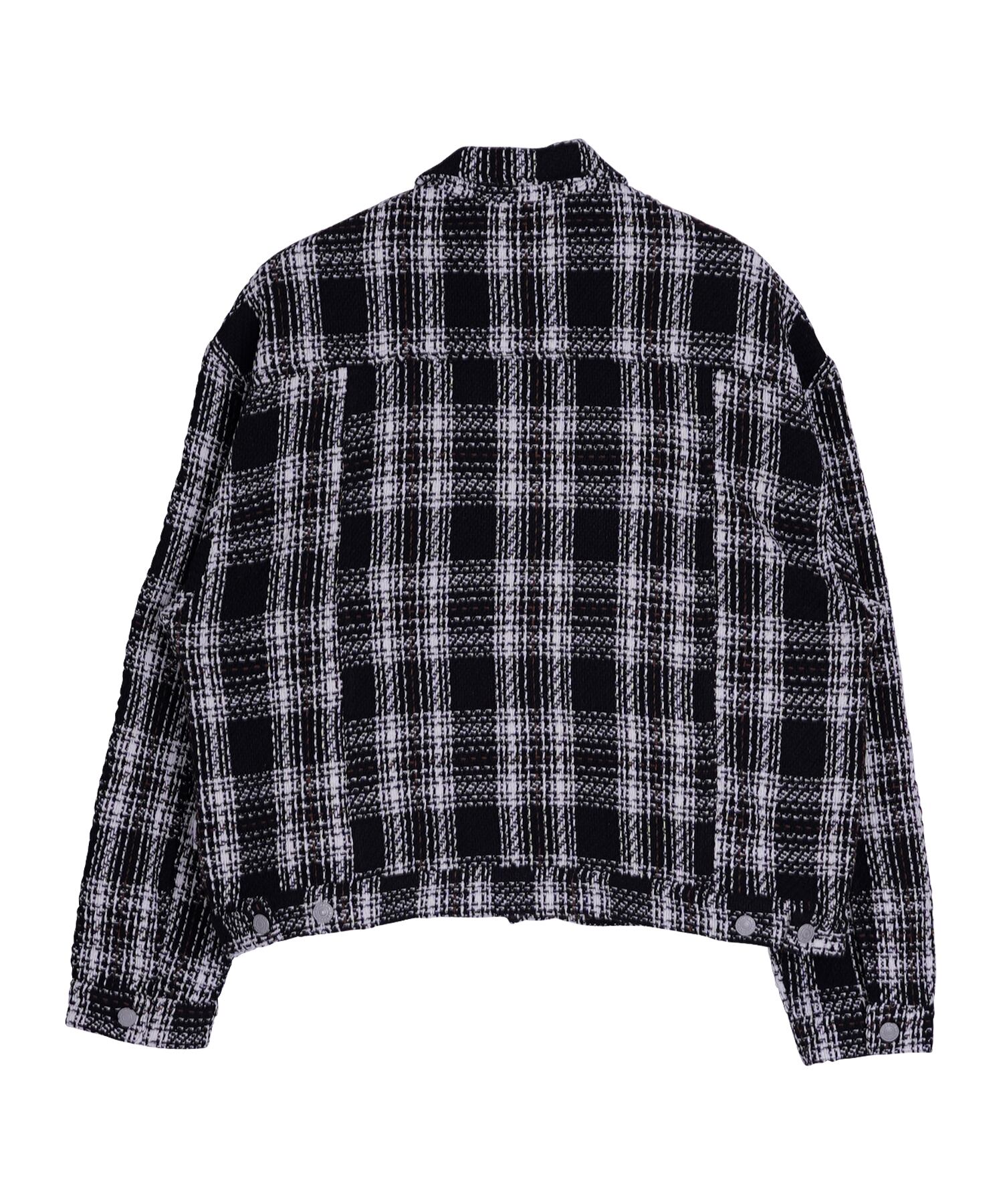 Re:room CHECK SHORT LENGTH JACKET - テーラードジャケット
