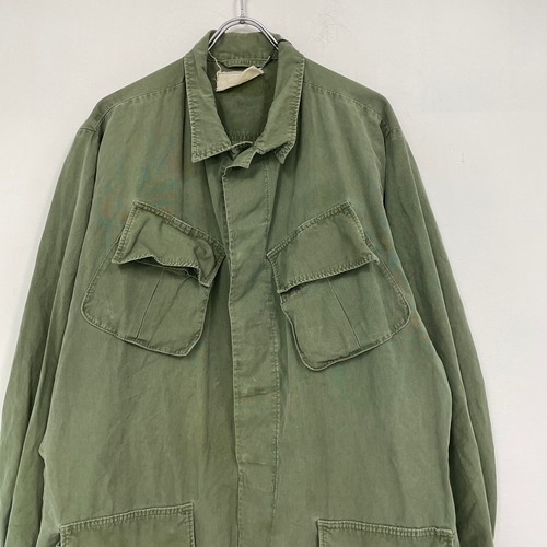 us.army used jungle fatigue jacket 3rd type " ダメージ有り　SIZE:LARGE LONG S2