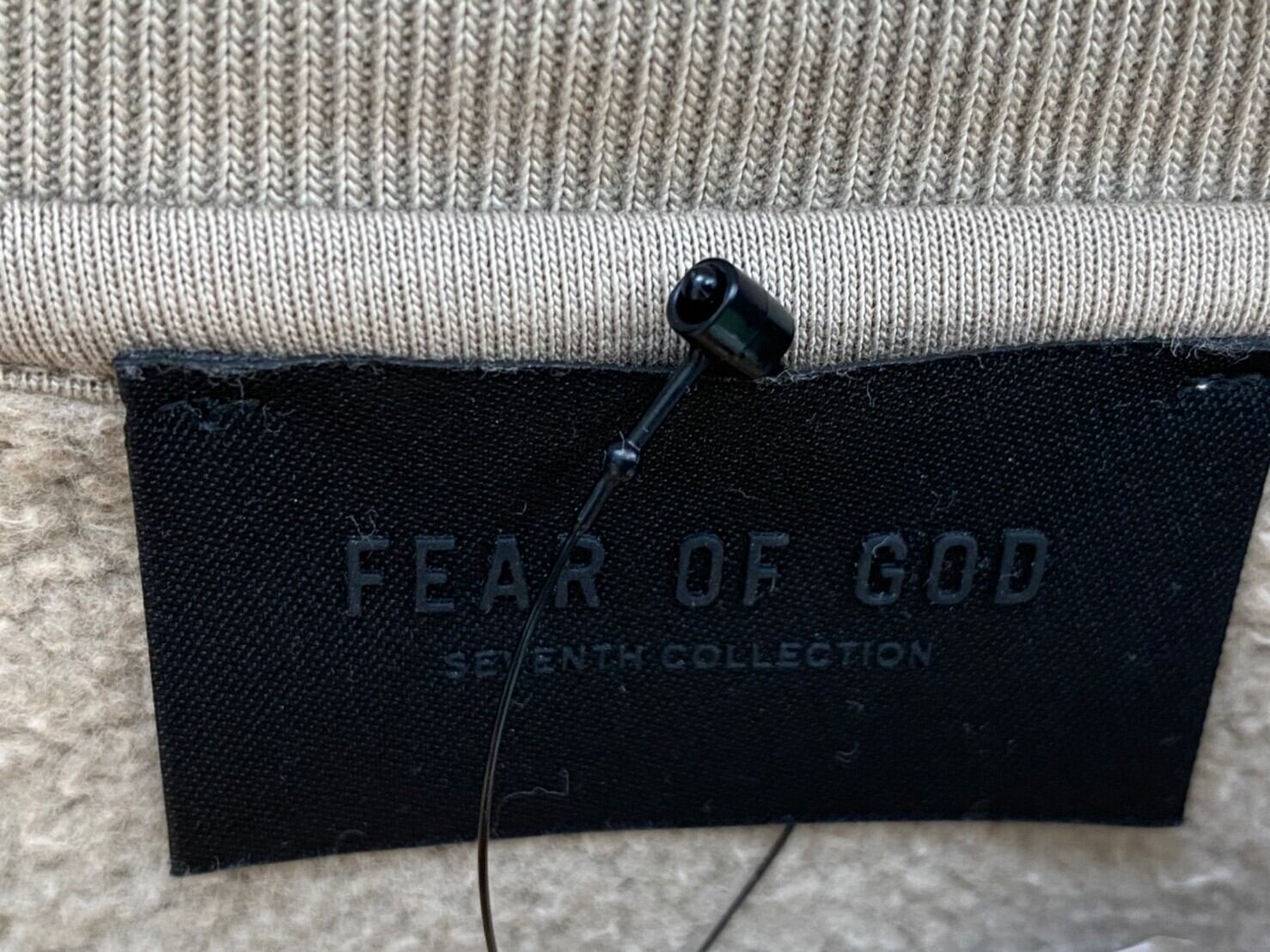FEAR OF GOD SEVENTH COLLECTION OVERLAPPED 3/4 SLEEVE SWEATSHIRT 