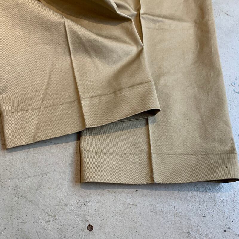 50's U.S.ARMY チノトラウザーズ デッドストック ノンウォッシュ MIL-T
