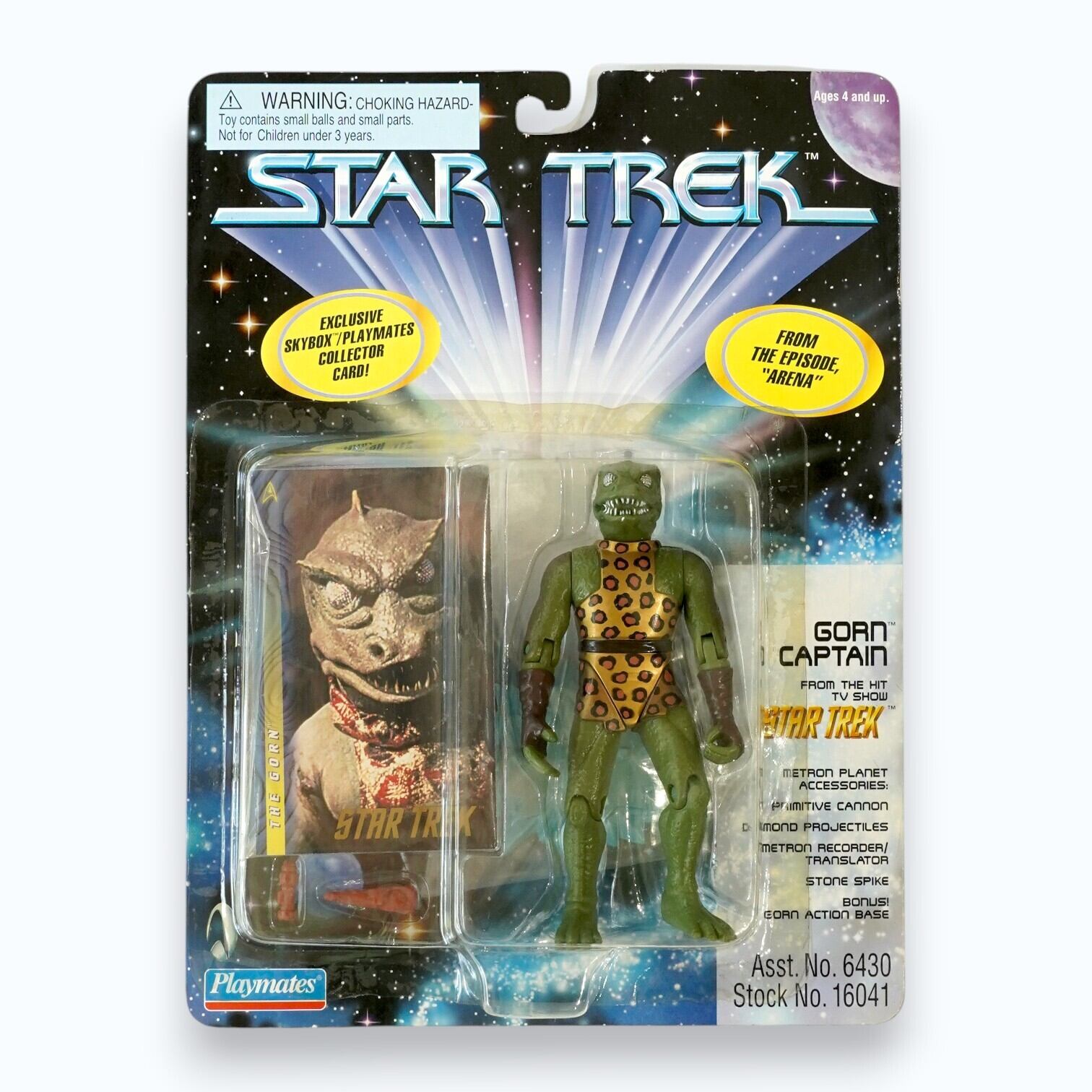 STAR TREK Gorn Captain Playmates 1997 未開封アクションフィギュア