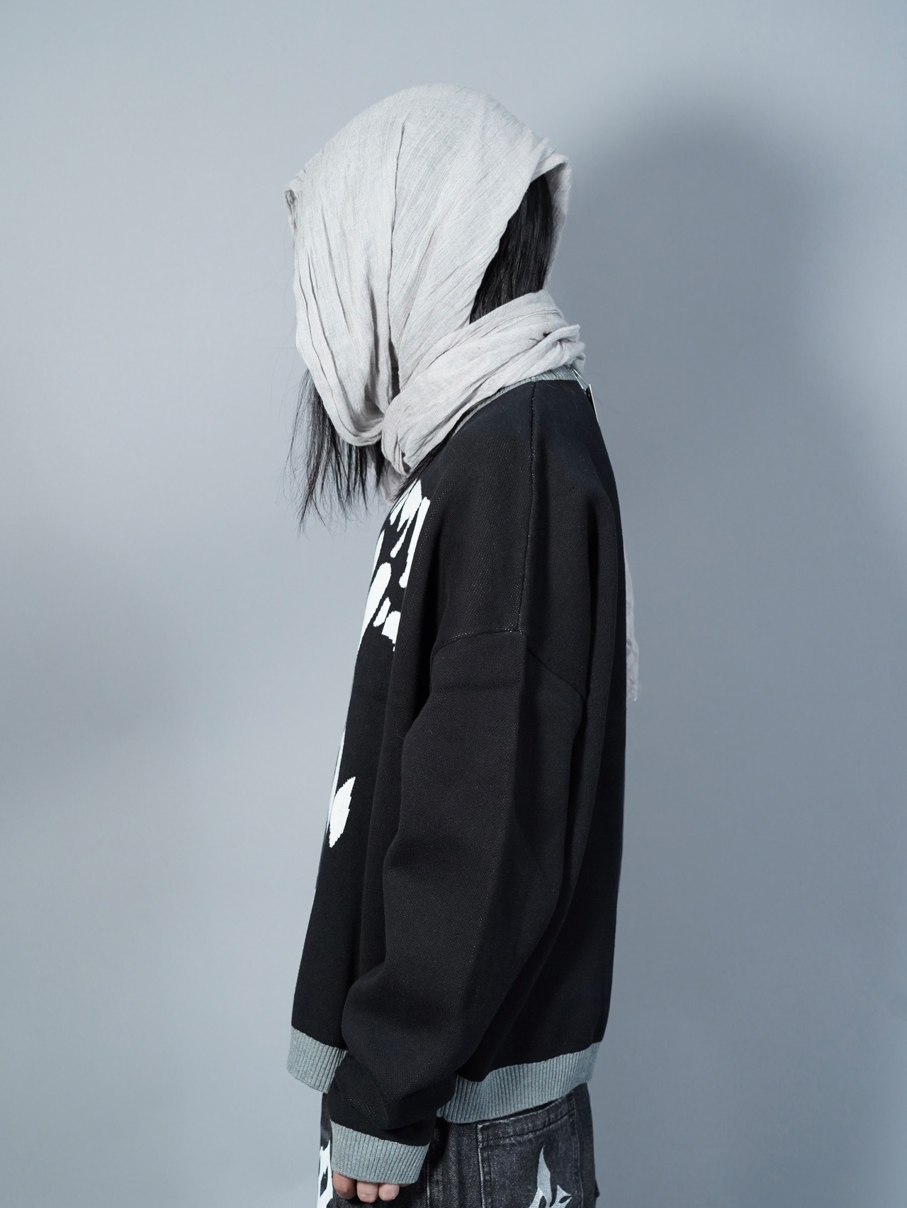【LOVE KILLER】jacquard Graphic logo knit