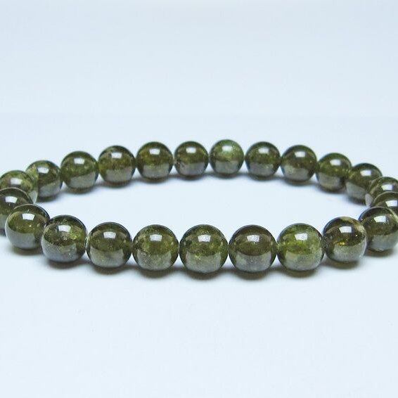 ツァボライト ブレスレット 9mm 一点物 おまかせ便 111-49811