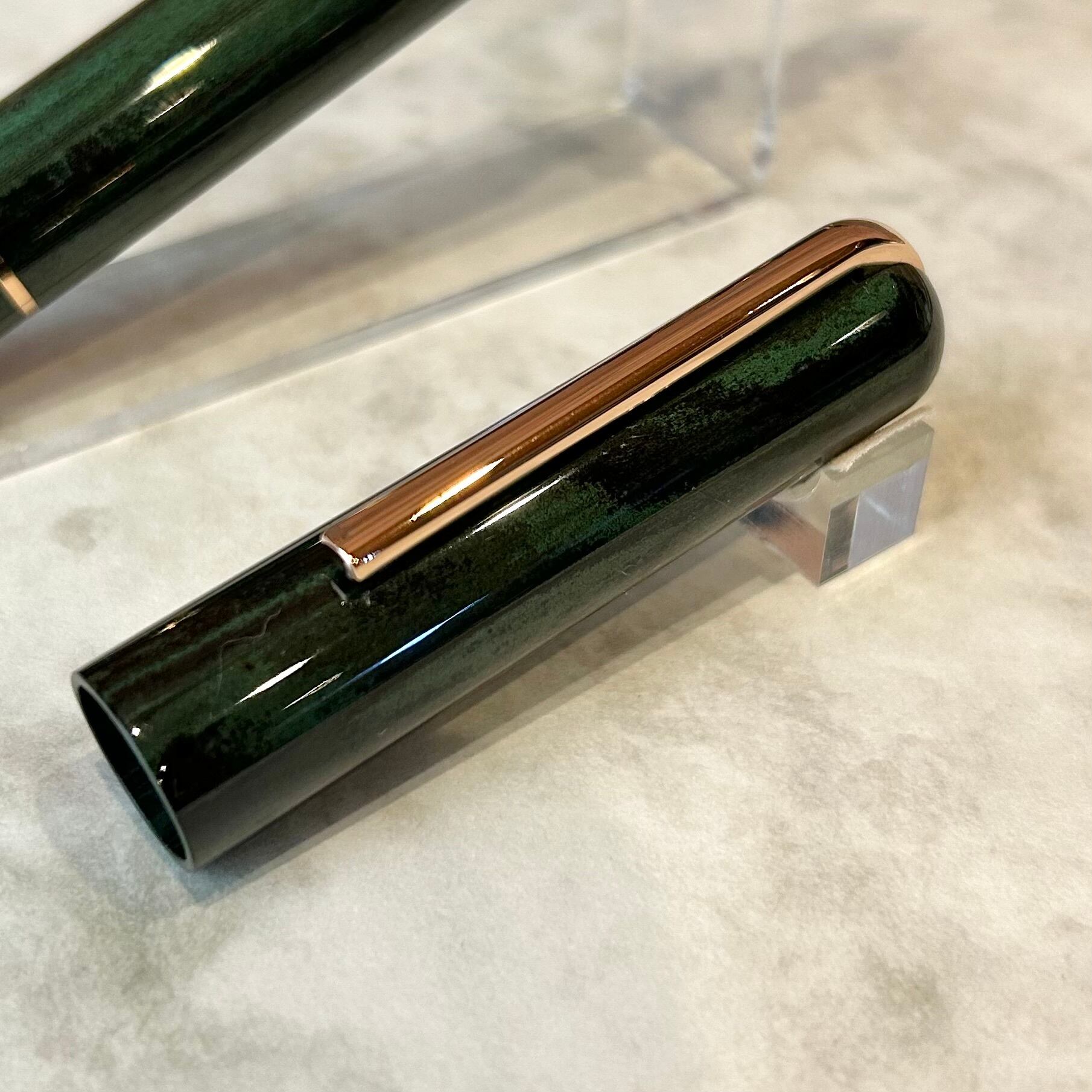 ナーヴァル ノーチラス万年筆「シェロニアグリーン」／字幅F | ペンネ