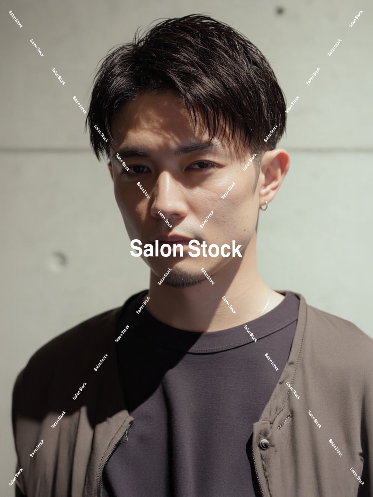 【メンズ】七三アップバング