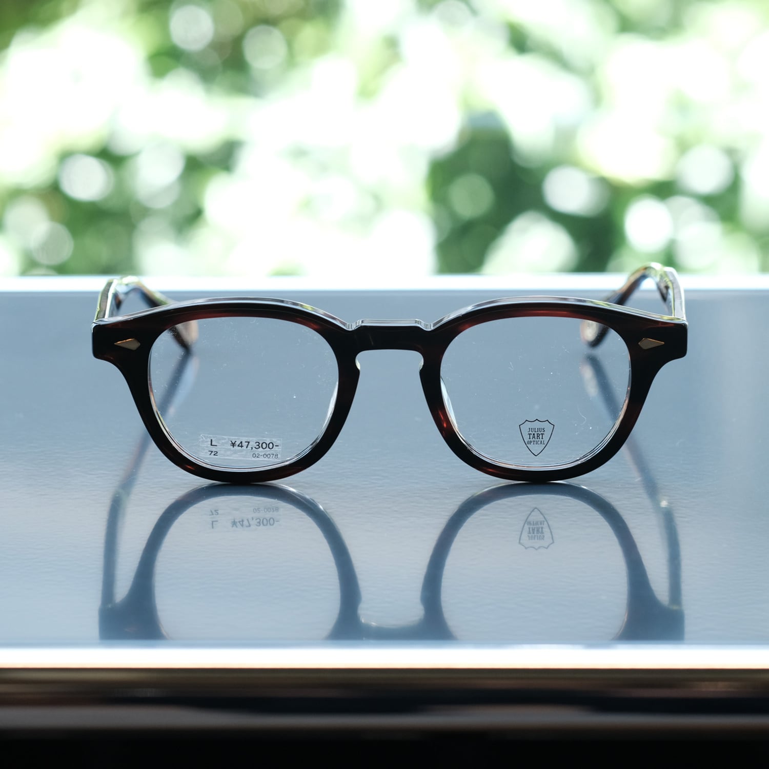 JULIUS TART OPTICAL】AR 48□24 Gold Edition - Deep Brown JULIUS TART OPTICAL】AR 48□24 Gold Edition - Deep Brown