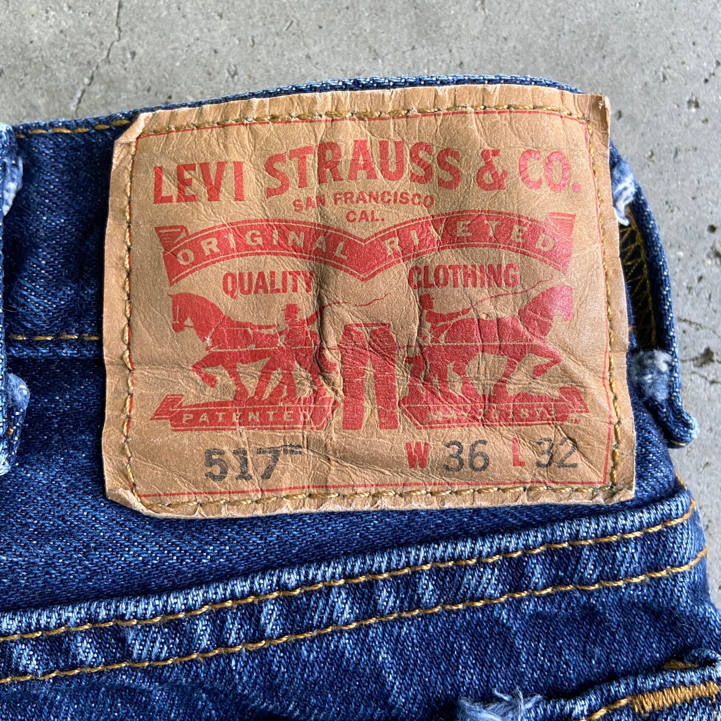 Levi's リーバイス 517 ブーツカット フレアデニムパンツ メンズw36