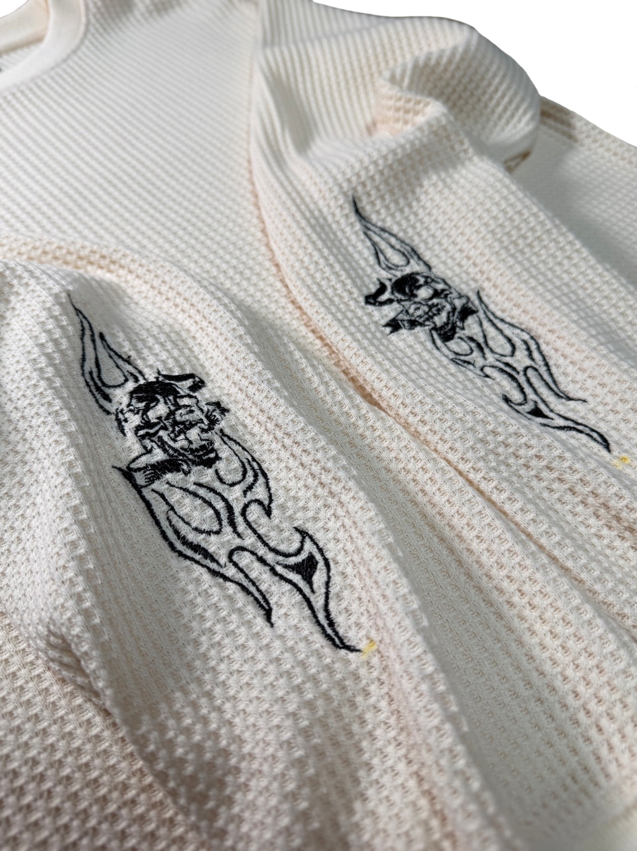 Two Face Flame Waffle L/S