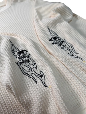 Two Face Flame Waffle L/S
