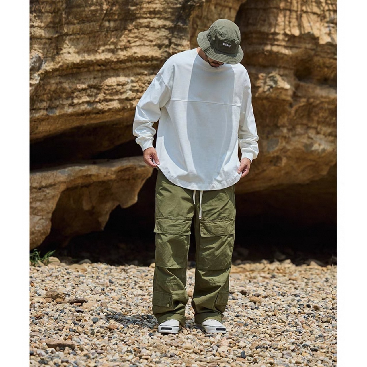 Crew neck long sleeve T-shirt 0328 - 10