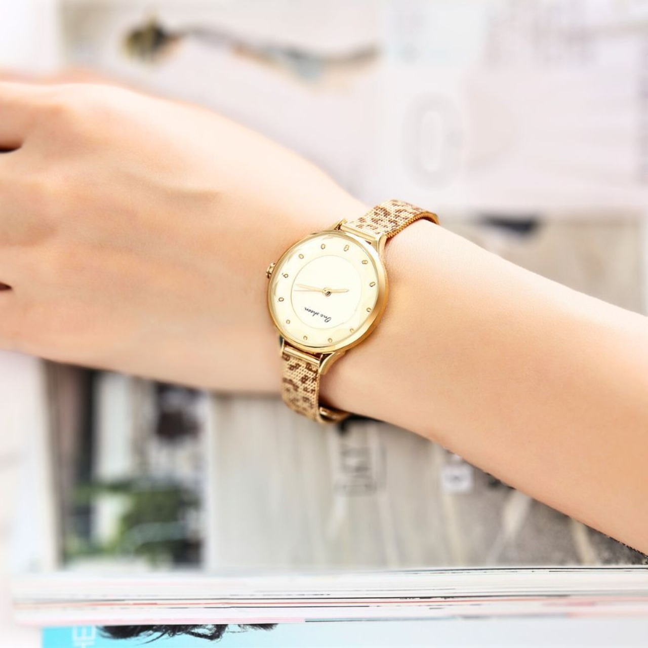 【完売】Leopard Print Watch/06-A レオパード腕時計/06-A 4color