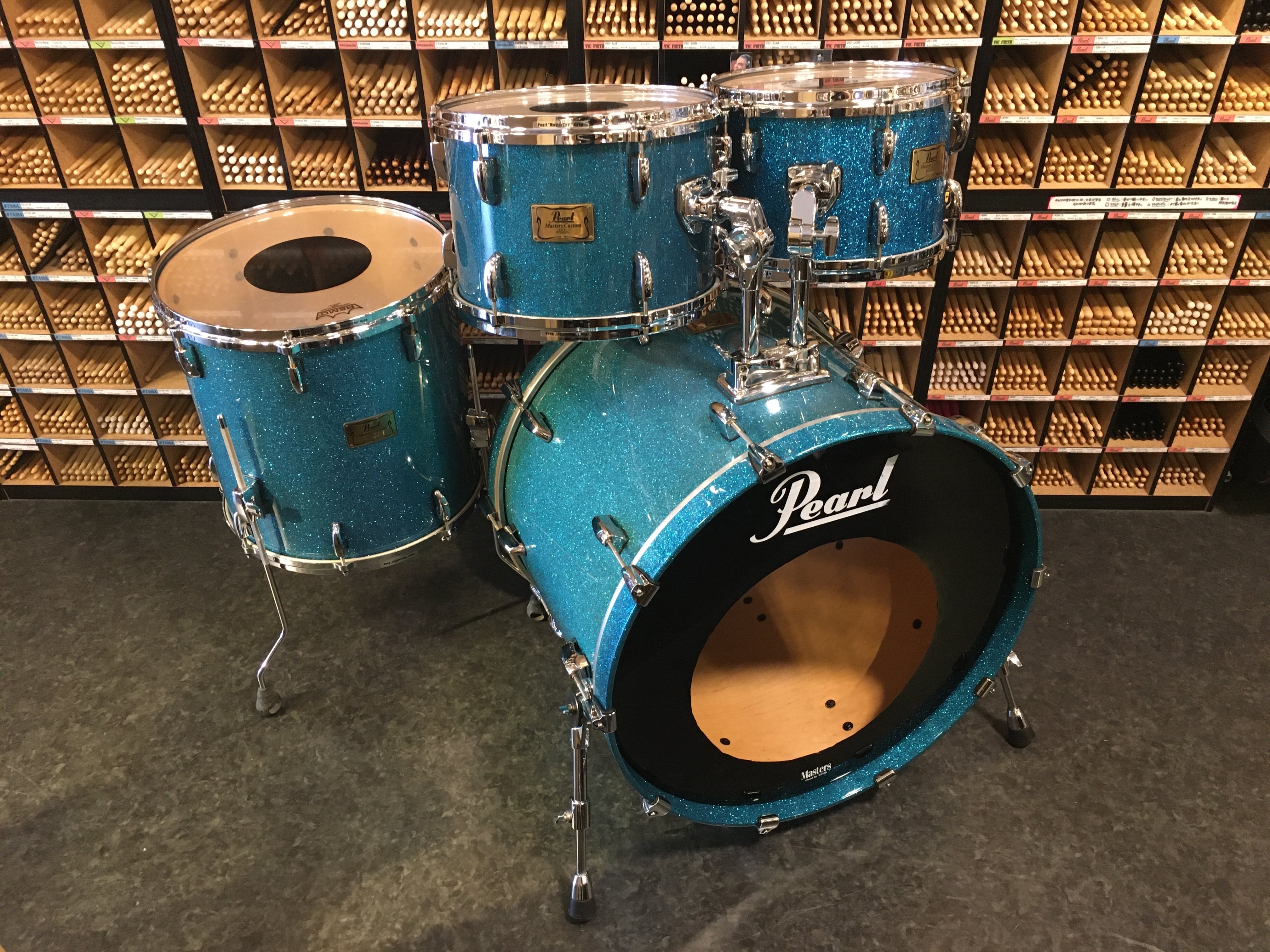 USED] Pearl MASTERS CUSTOM (MRX) DRUM SET 24 12 13 16 | DRUM SHOP ACT