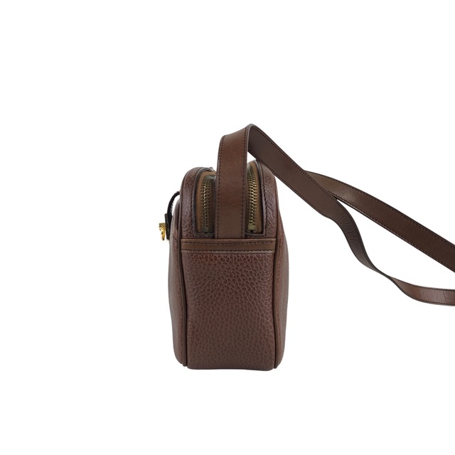 CELINE セリーヌ ショルダーバッグ ブラウン ガンチーニ レザー vintage ヴィンテージ オールド xdbhnp