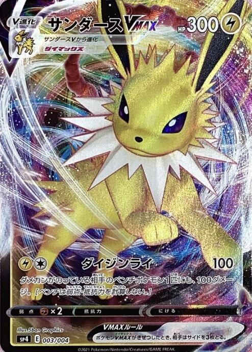 【Bランク】サンダースVMAX(RRR)