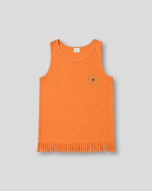 MMFRINGE STAR TANK TOP  ORANGE