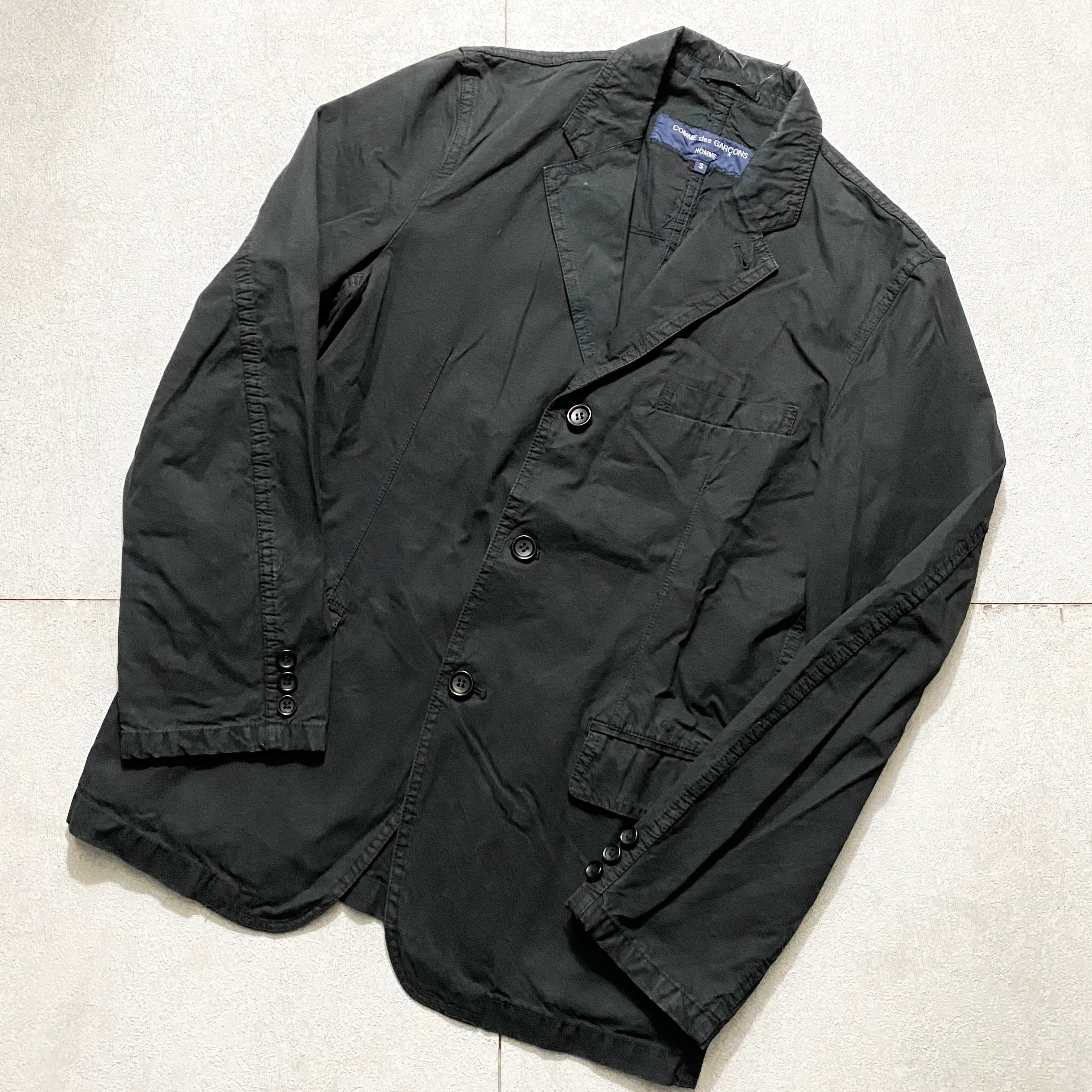 AD2004 COMME des GARCONS HOMME cotton tailored jacket | NOIR ONLINE