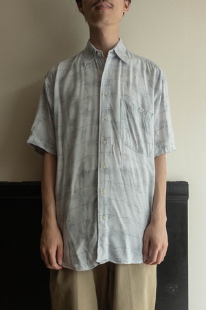 Enzo collection レーヨンS/Sシャツ 402B