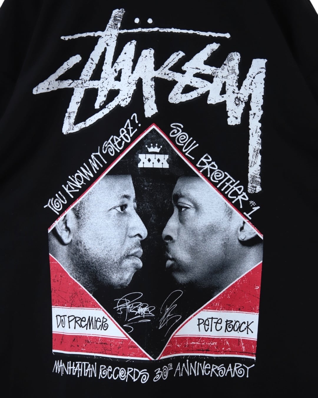 Stussy × Manhattan Records ⁡ “You Know My Steez?” DJ Premier Pete