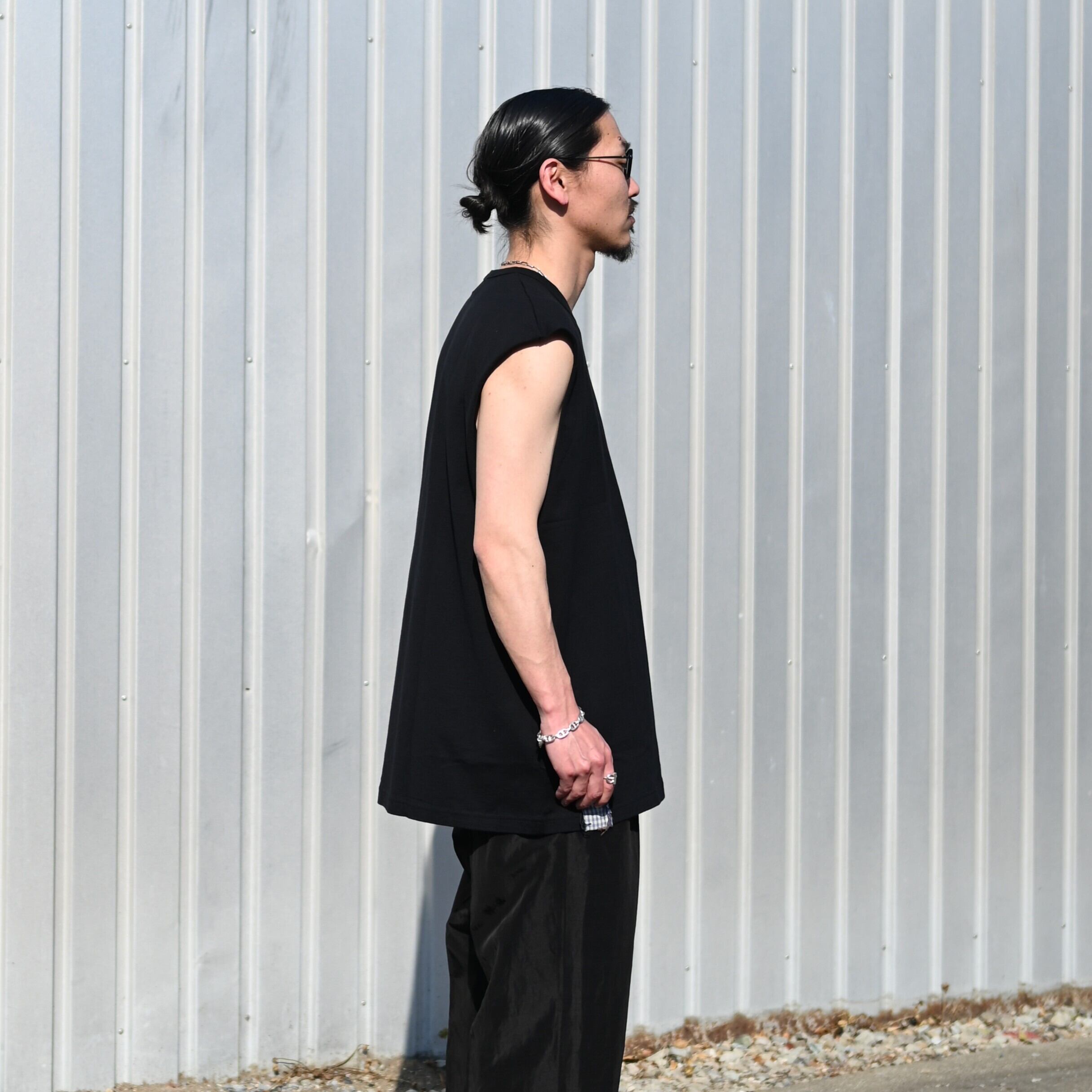 Nonnotte(ノノット)Draping Open Collar Shirt Type A | GANKO