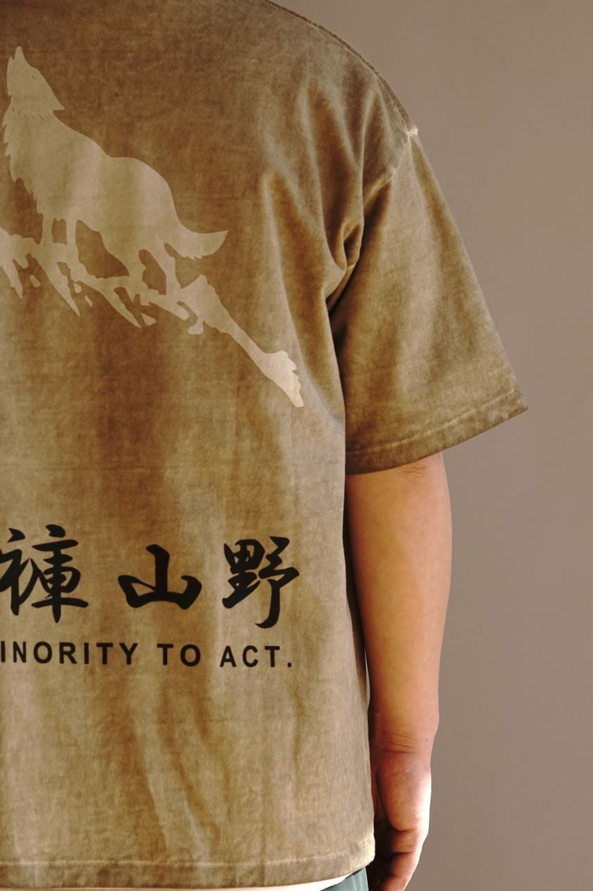 HKT604 PIGMENT-DYE LOGO T-SHIRT | H.A.K.U MOUNTAIN SUPPLY
