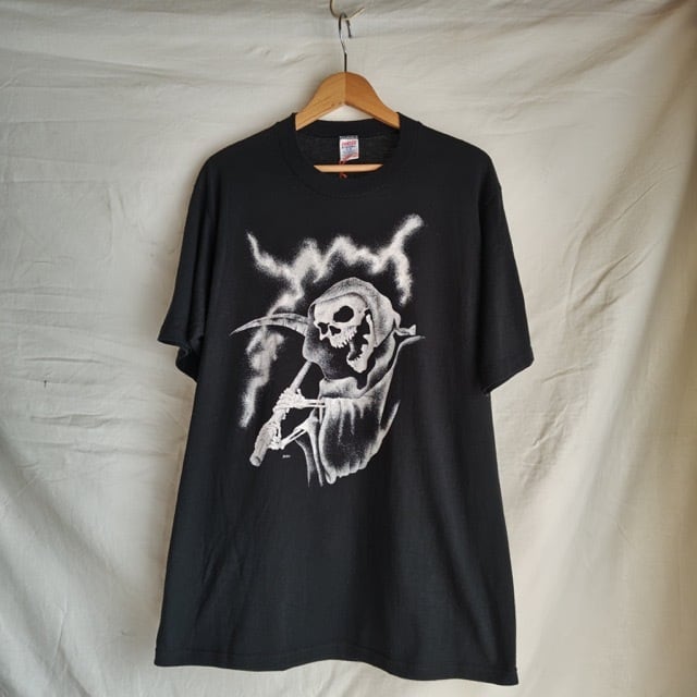 LLICA リアル・ヴィンテージTシャツXL レディース 古着 00s Avril Lavigne 「BONEZ TOUR 2004-EYES