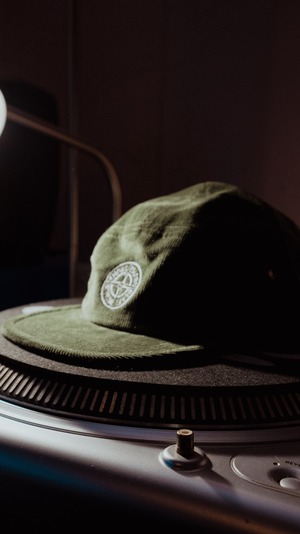 SMOKE ISLAND Corduroy Jet Cap [OLIVE]