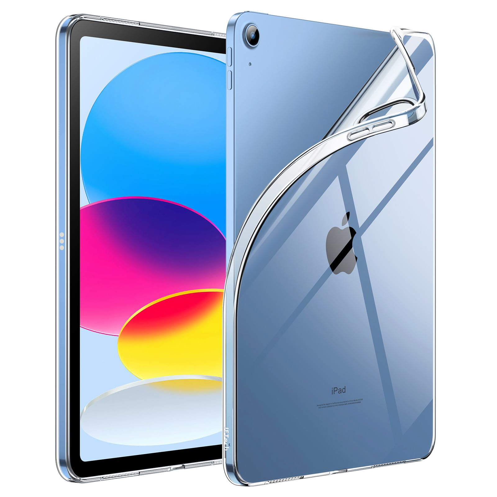 JETech iPad (A16) 第11/10世代用 クリアケース (クリア)