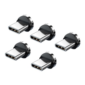 【努力特価】 マグネット充電 ケーブル用端子 2.4A 専用 TypeC マグネット端子防塵プラグ 磁気ヘッド
