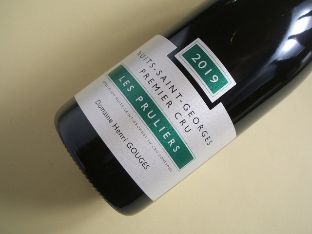 ニュイ・サン・ジョルジュ　1級　レ・プリュリエ　2019年　ドメーヌ・アンリ・グージュ