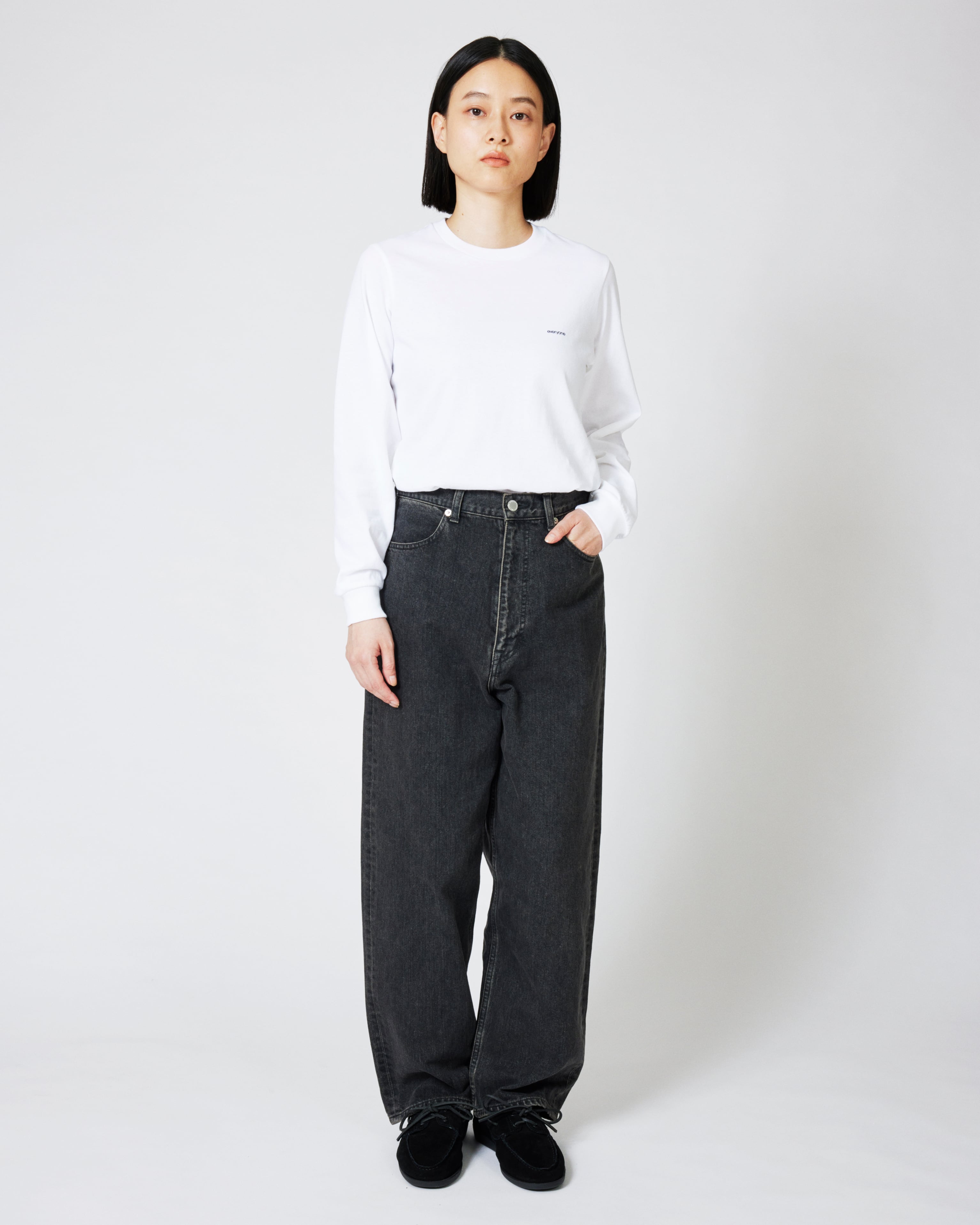 everyone wide jeans (HEATHER BLACK) | everyone