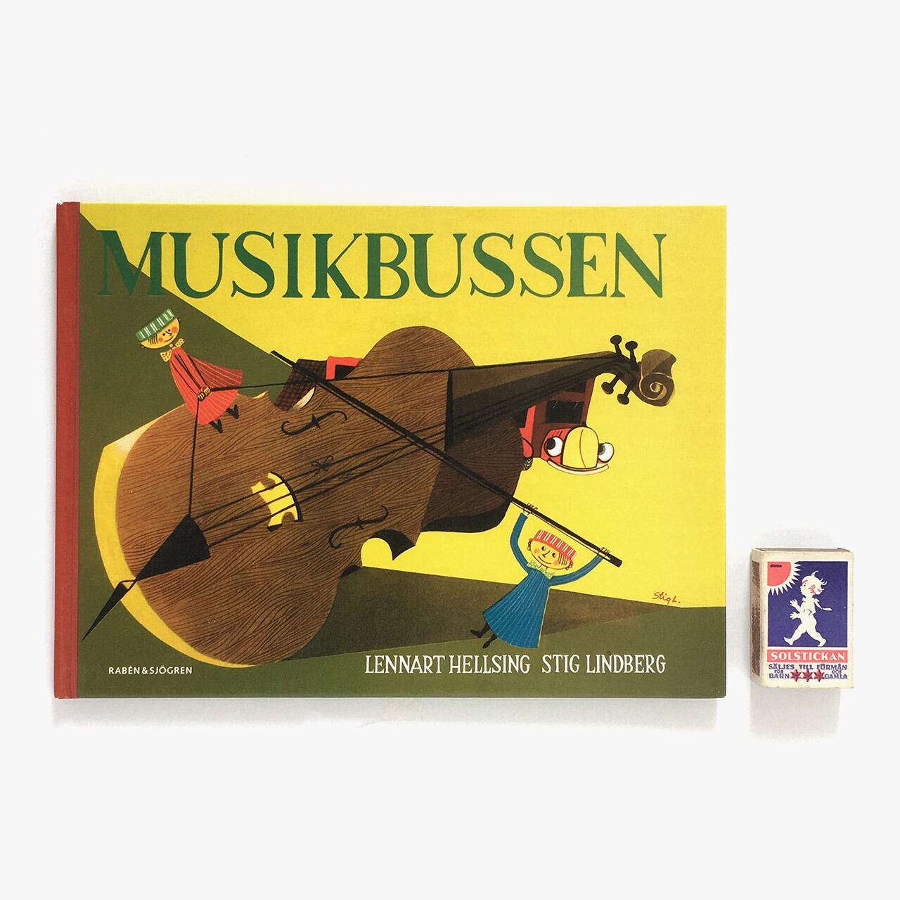 にぎやかな音楽バス スティーグ・リンドベリ：絵「MUSIKBUSSEN（にぎやかな音楽バス