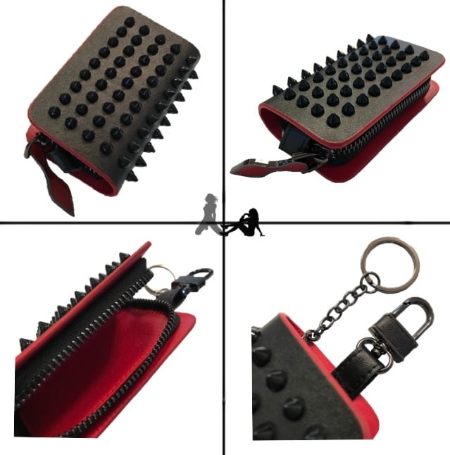 クリスチャンルブタン スタッズ キーケース キーリング スマートキー