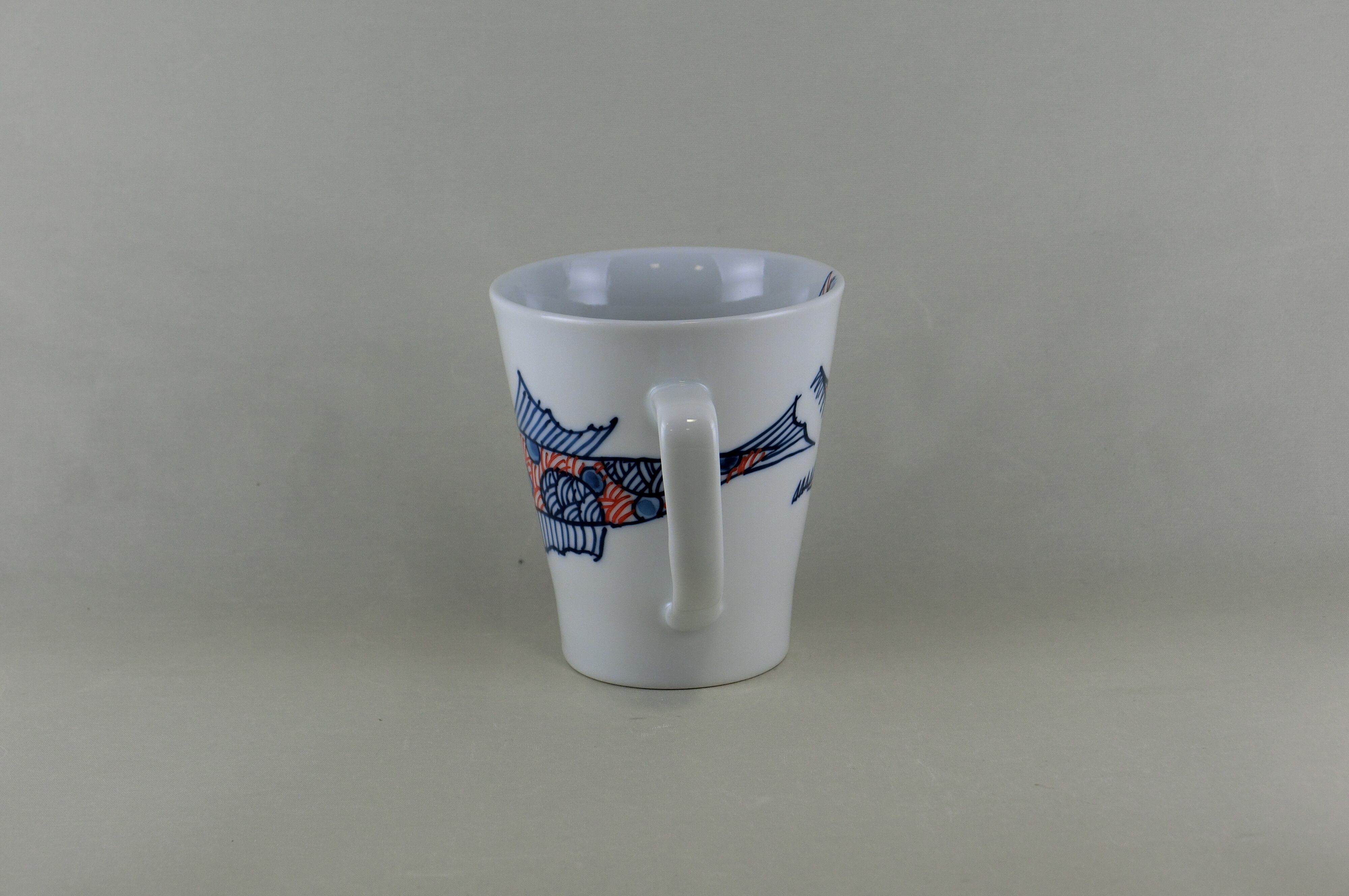 変魚シリーズ　マグカップ（赤）