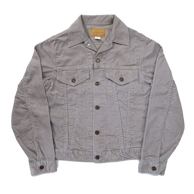 Far East Manufactureing(エフイーエム)~TRUCKER JACKET CORDUROY LIGHT GRAY~