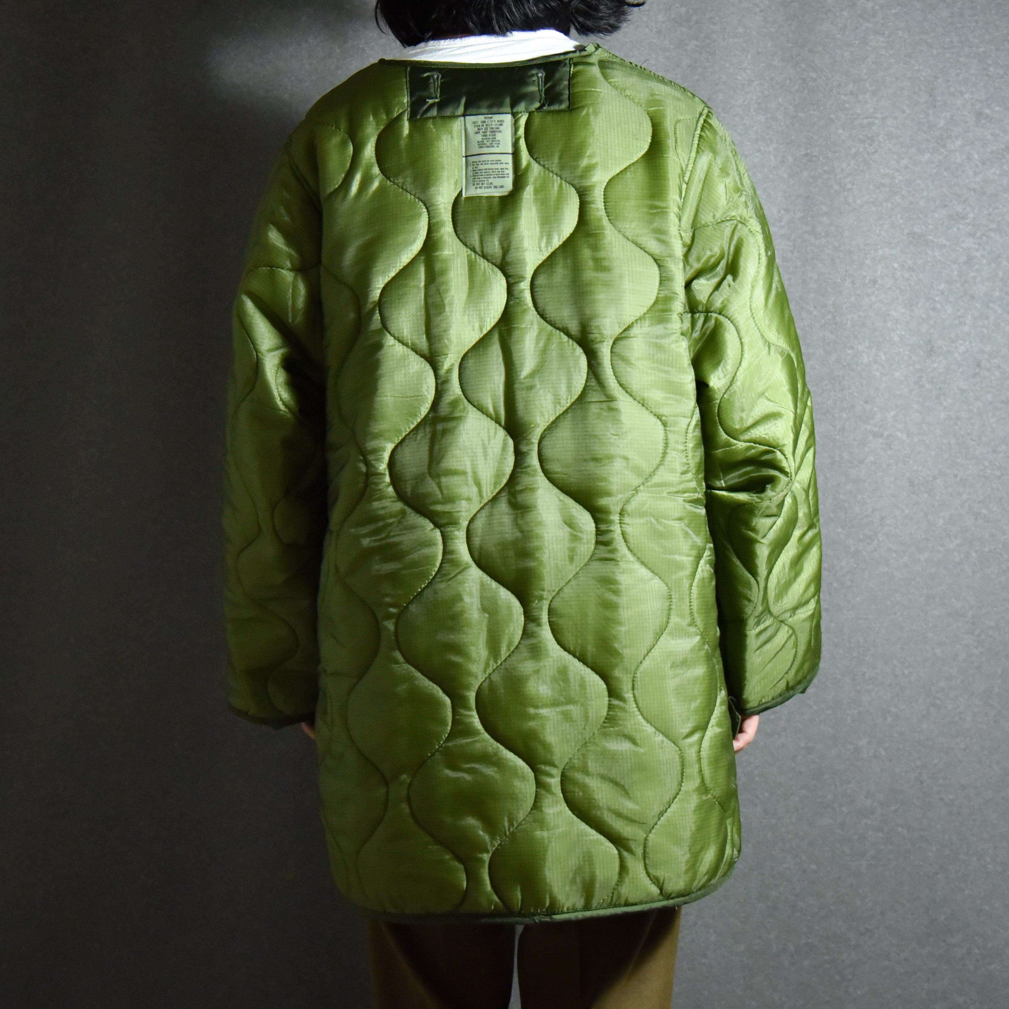 DEAD STOCK】US Army Quilting Liner アメリカ軍 キルト ライナー | mark & collars (マークアンドカラーズ) DEAD STOCK】US Army Quilting Liner アメリカ軍 キルト ライナー | mark & collars (マークアンドカラーズ)