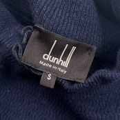 イタリア製 dunhill ダンヒル 長袖 ウール ニット セーター S/ネイビー系 メンズ