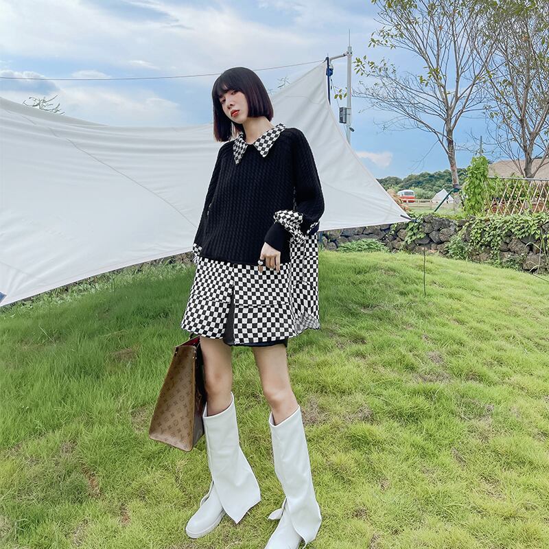 セーター オータムウィンタージャケット スタンダード薄手 レトロ 秋物 冬物 ラブタオタオダレンハウス23752228598