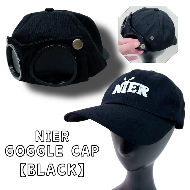 NIER GOGGLE CAP【BLACK】