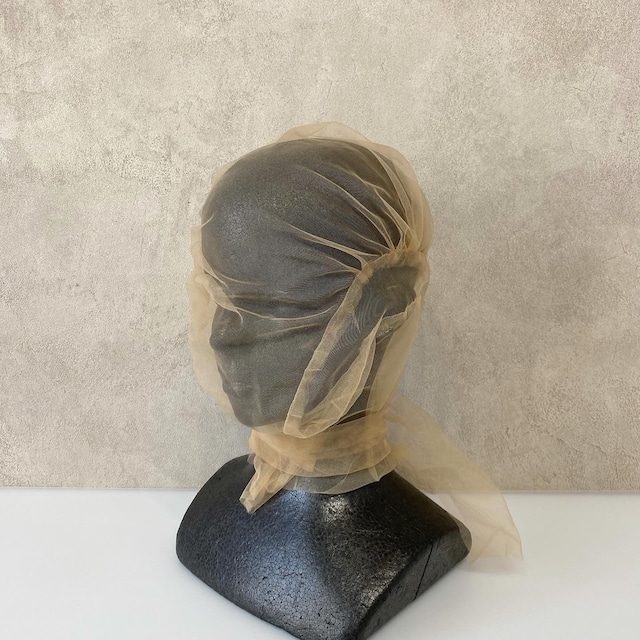 ※予約 tulle full head mask / 3色展開【pays des fees】