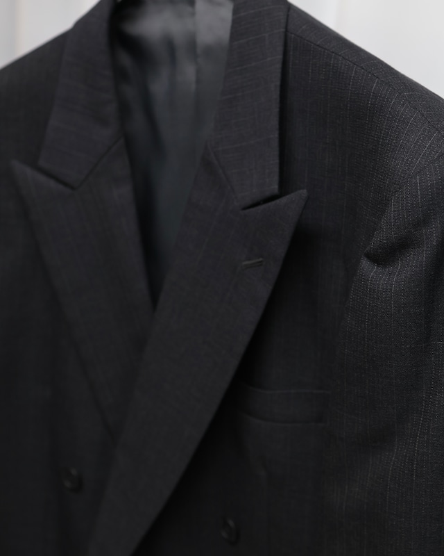 thin stripe 4B double tailored jacket