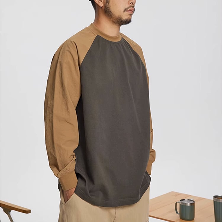 ★CONTRAST COLOR INNER BOTTLING SHIRT　　　A0705