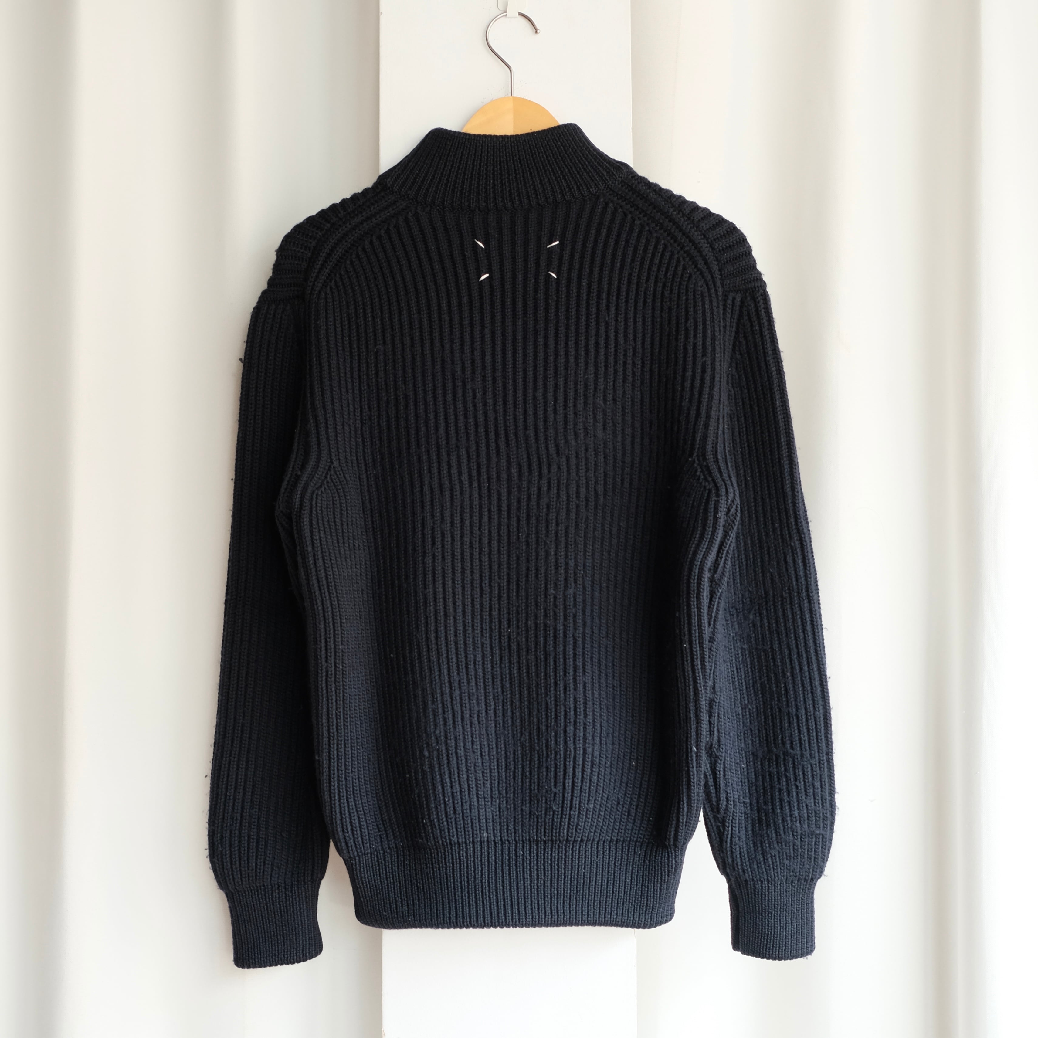 Maison Martin Margiela 99AW MISS DEANNA MOC NECK SWEATER